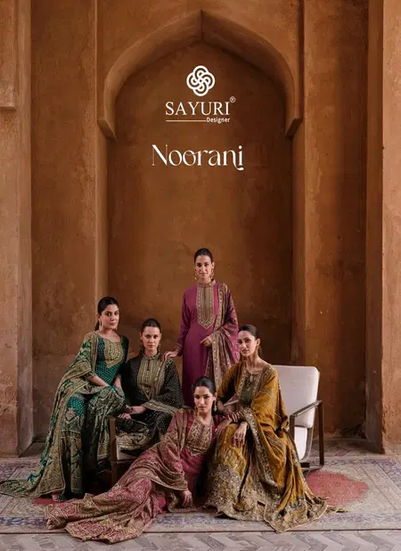 Noorani By Sayuri Crepe Silk Designer ReadyMade Wholesale Online Catalog